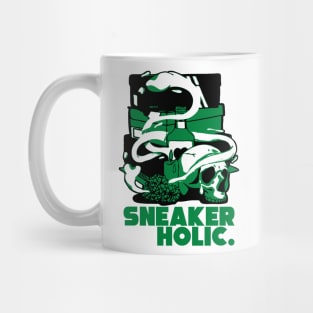 Sneaker Holic Lucky Green Retro Mug